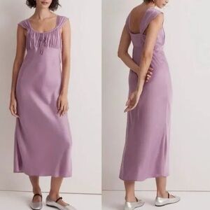 Madewell Elegant Lavender Sleeveless Dress